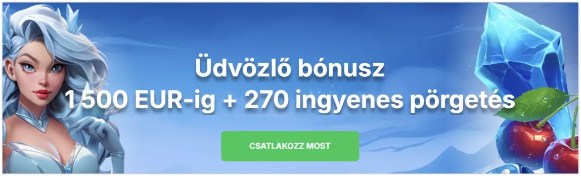 Üdvözlő bónusz az Ice Casino