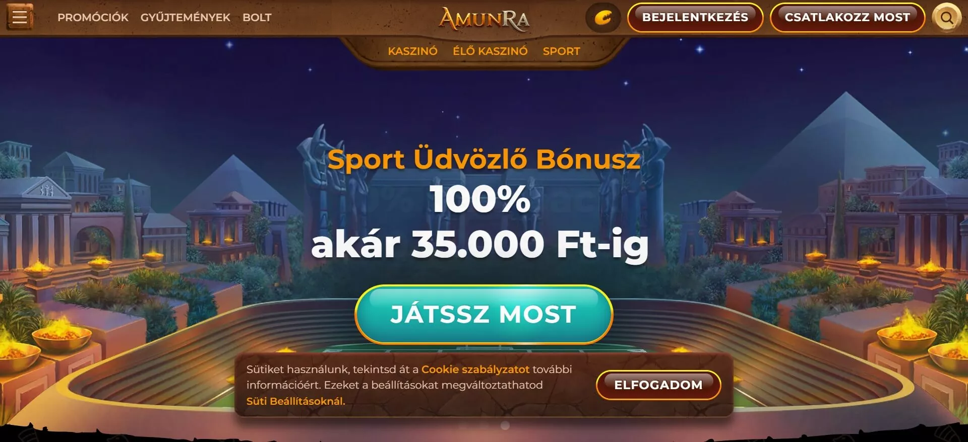 AmunRa sport bónusz