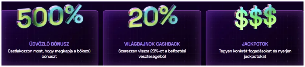 Immerion Casino üdvözlő bónusz