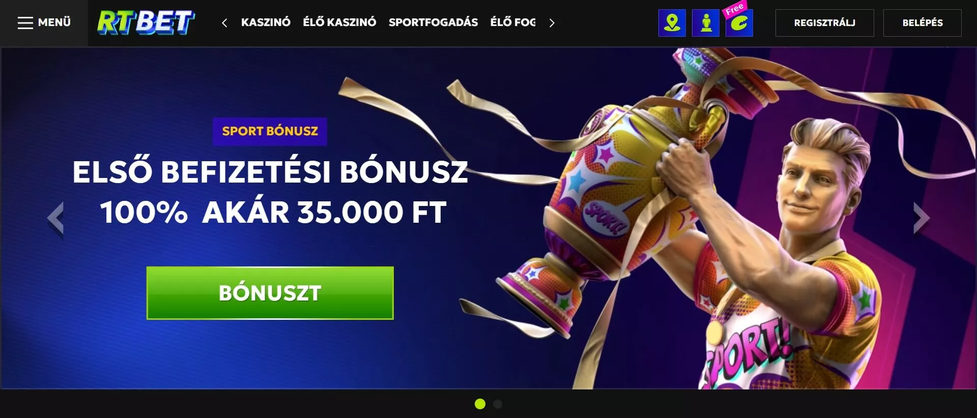 Rbet sport bónusz